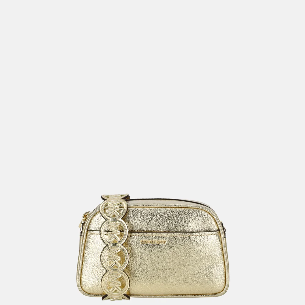 Michael Kors Jet set crossbody tas pale gold